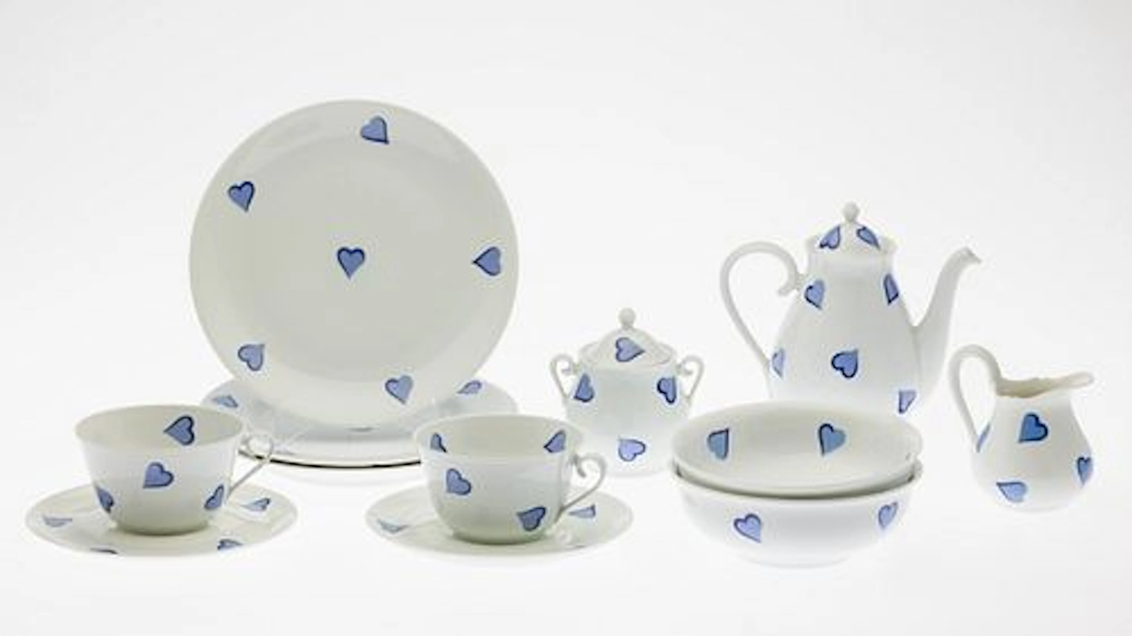 D. Porthault Limoges Breakfast Set, 9 pcs.