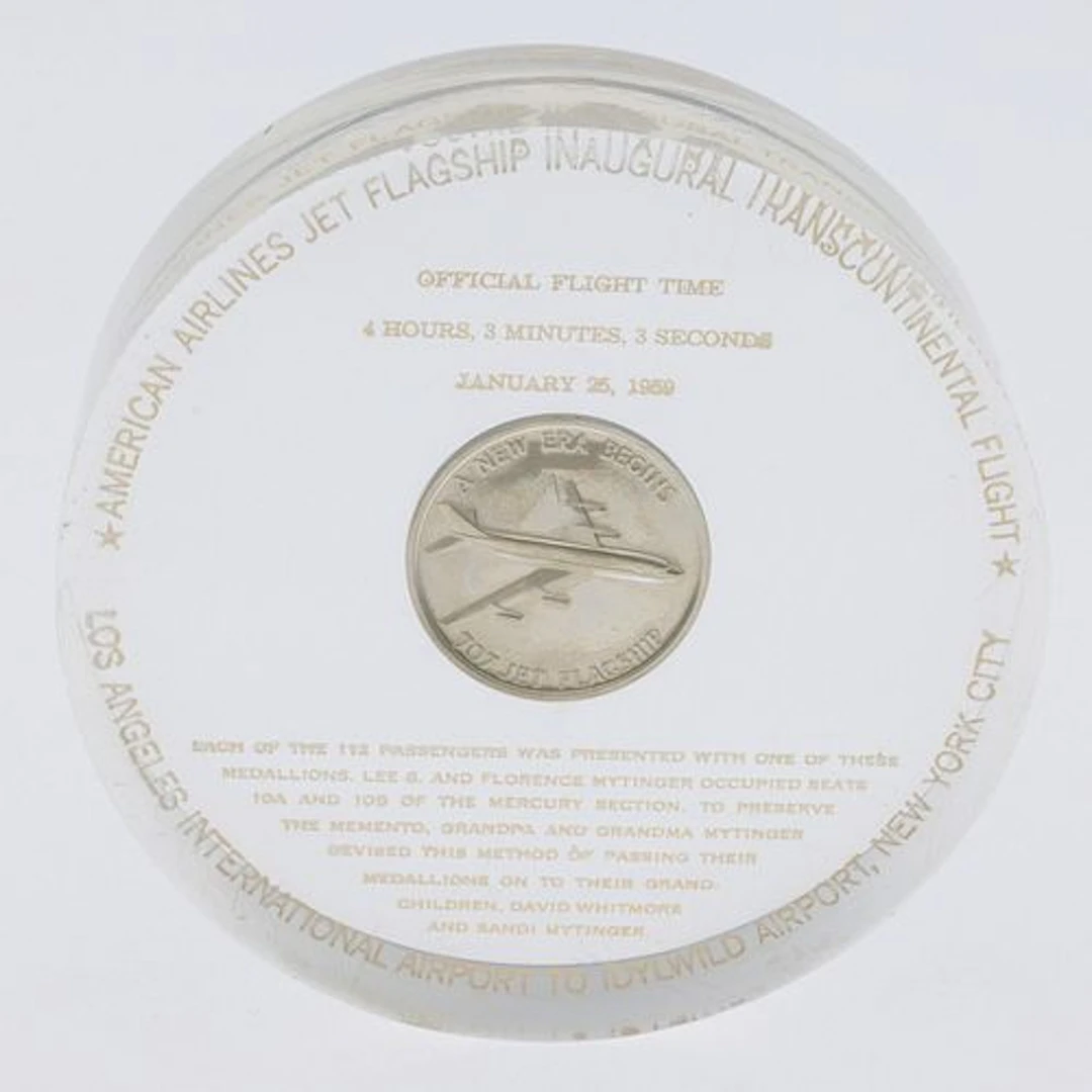 American Airlines First Transcontinental Flight 1959