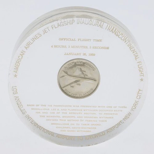 American Airlines First Transcontinental Flight 1959