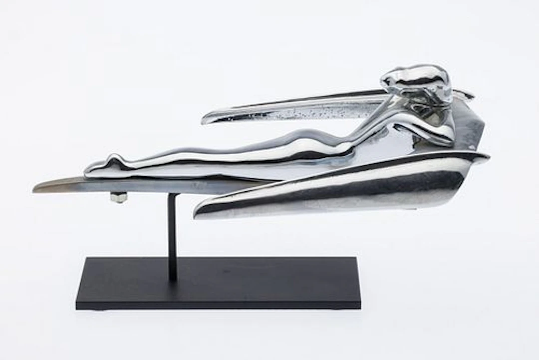 Nash Flying Lady Hood Ornament, George Petty, 1950s