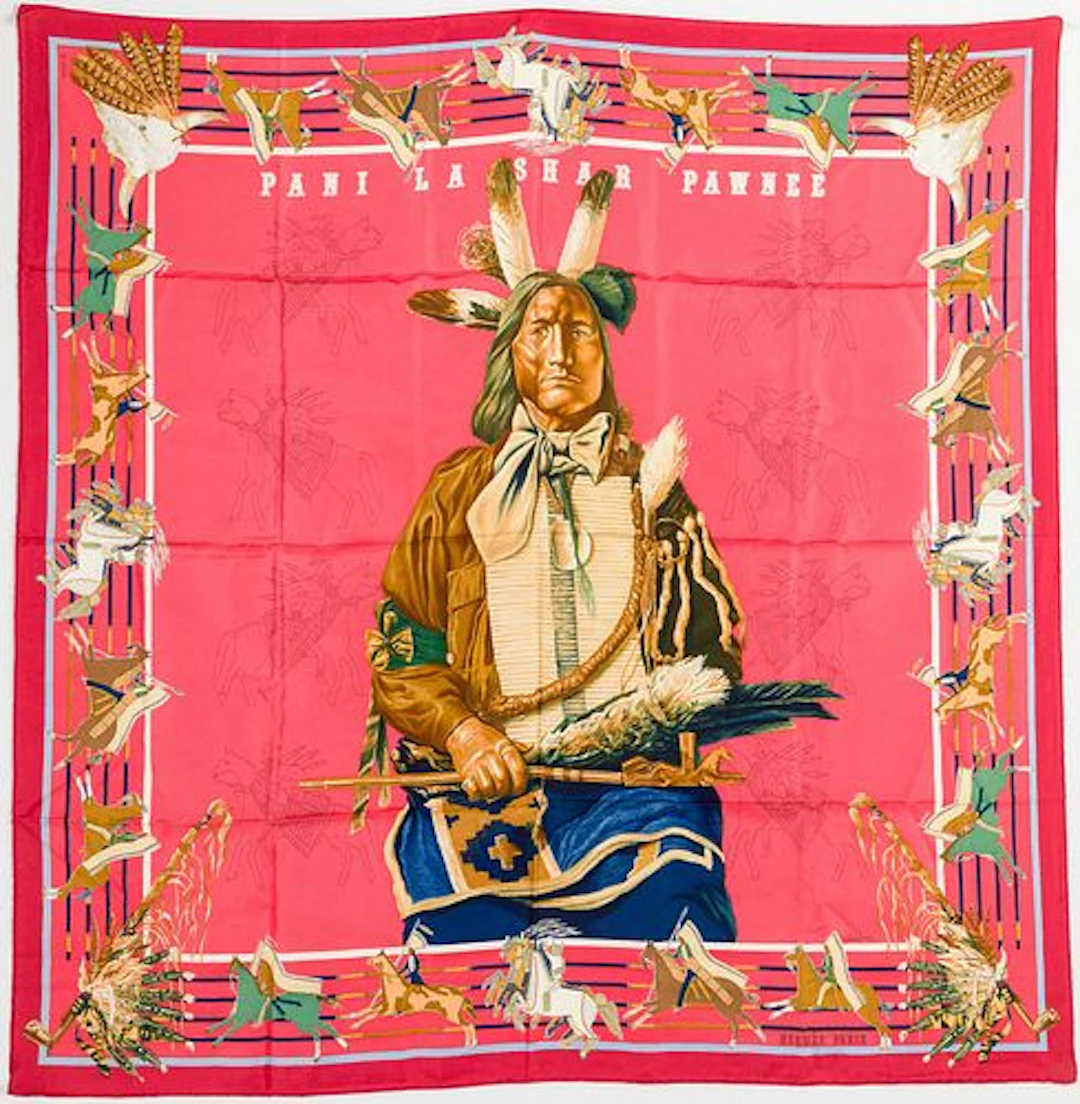 Hermes Pani La Shar Pawnee Silk Scarf