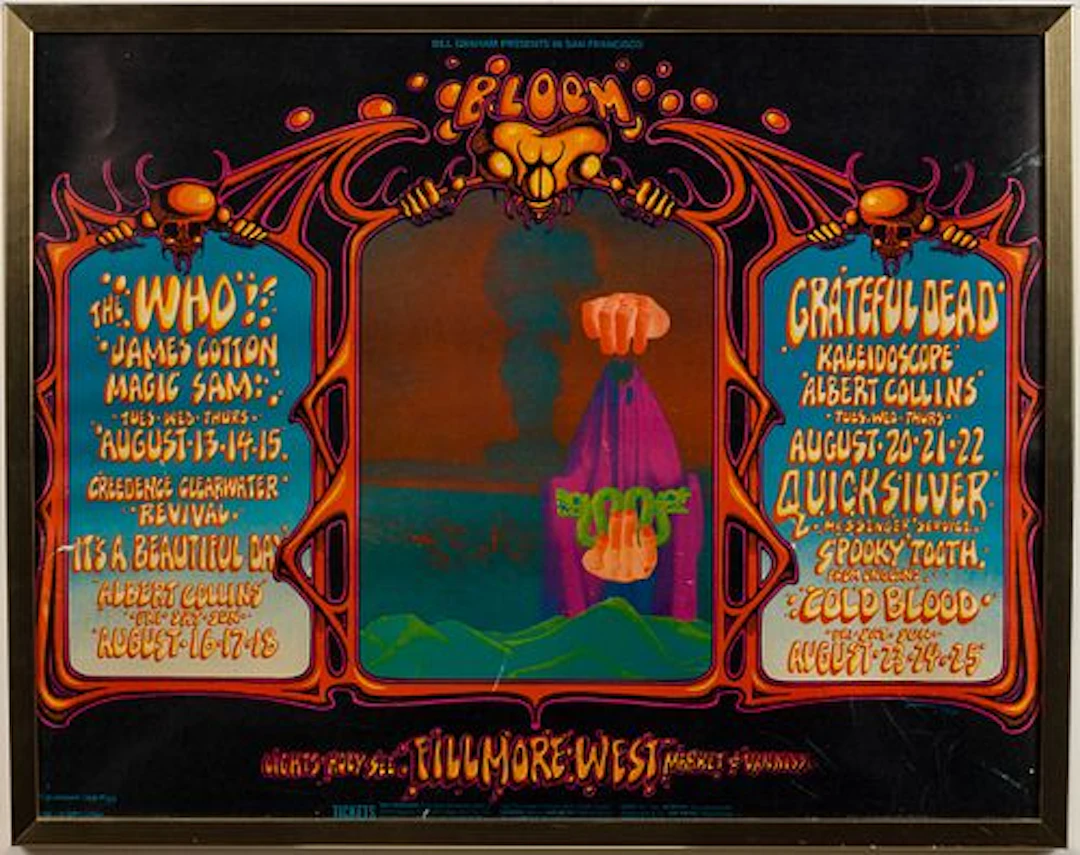 Grateful Dead, The Who 1968 Double-Wide, BG-133