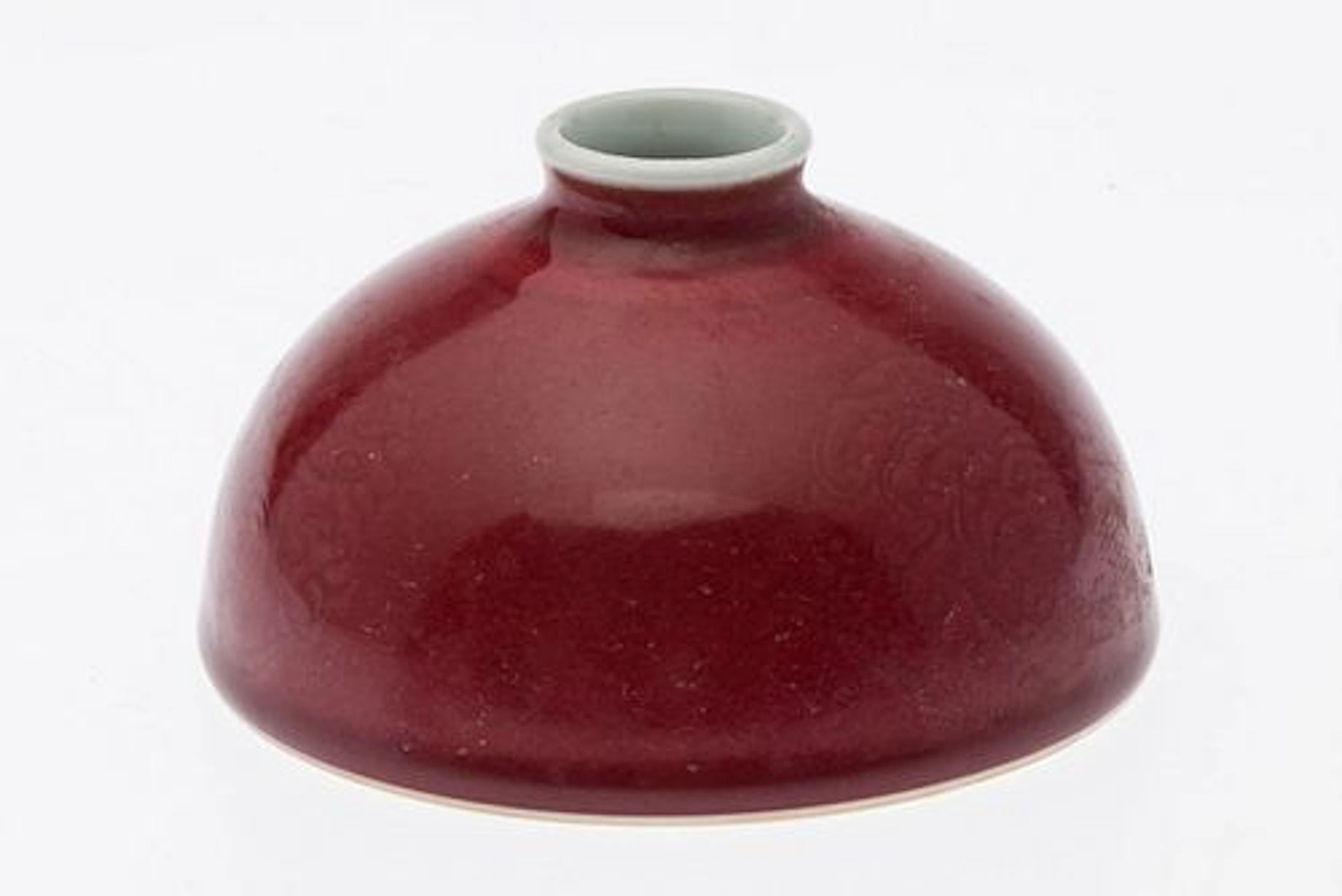 Chinese Peach Bloom Glazed Bee Hive Waterpot