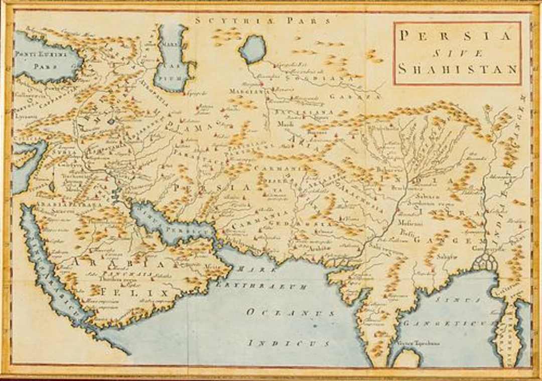 Persia Sive Shahistan, Engraving of the Middle East