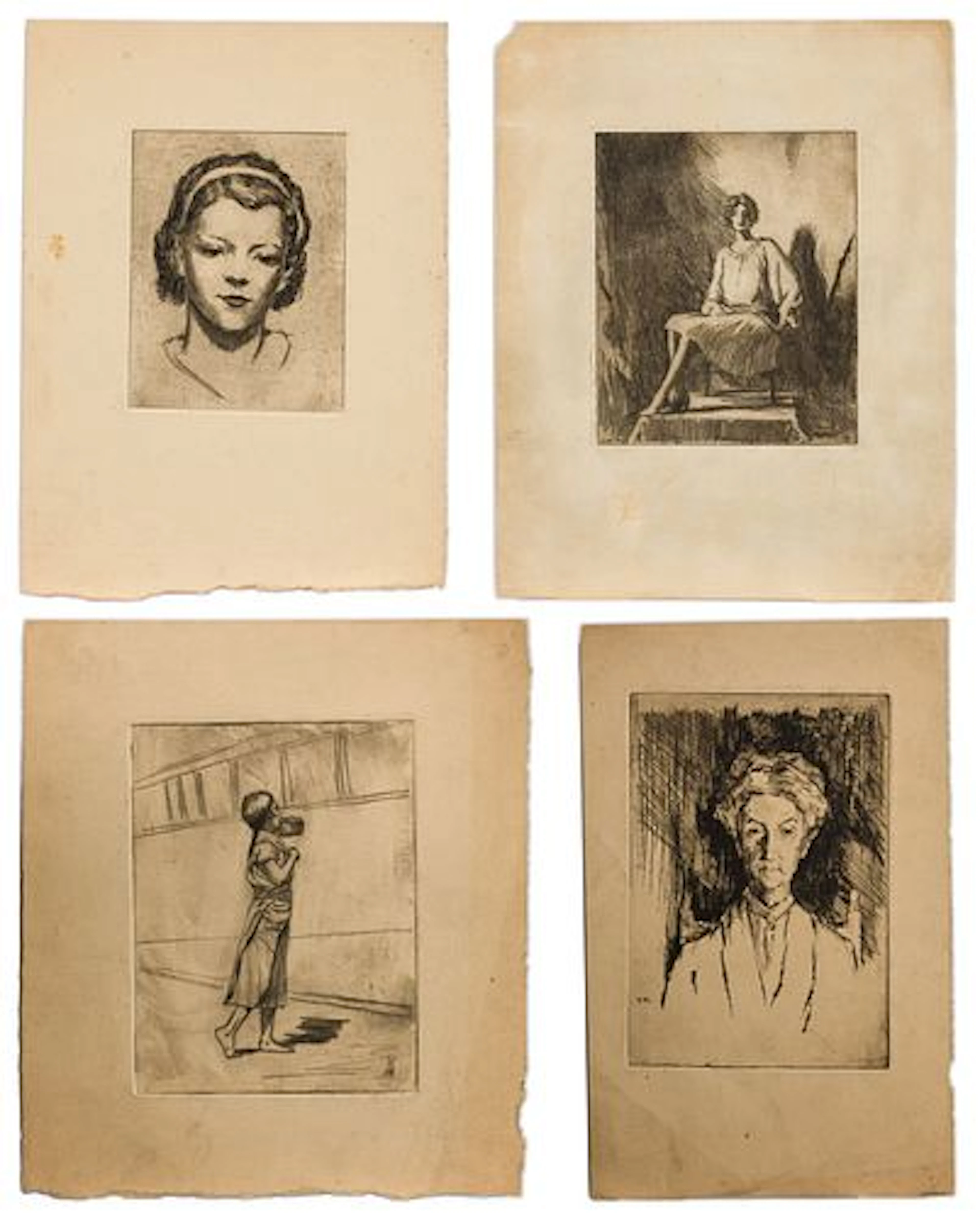 Christopher Murphy Jr., 4 Portrait Etchings