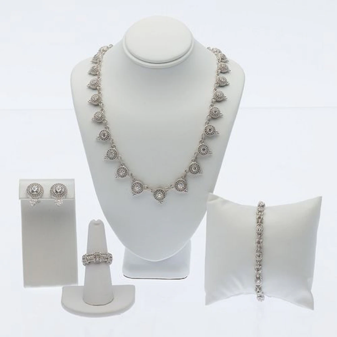 Judith Ripka Sterlign & CZ Jewelry, 4 pcs.