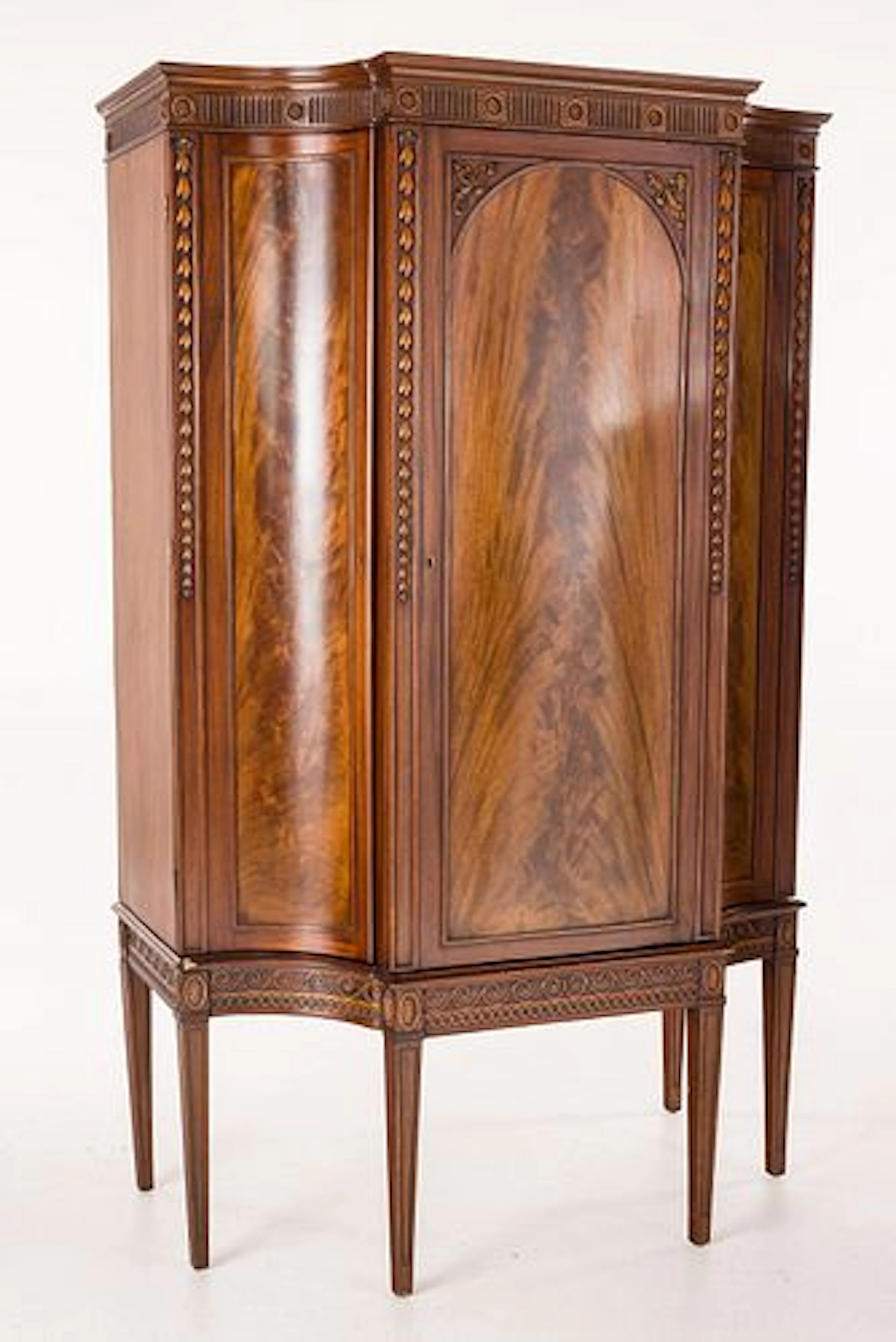 George III Mahogany Collector's Cabinet, c. 1770