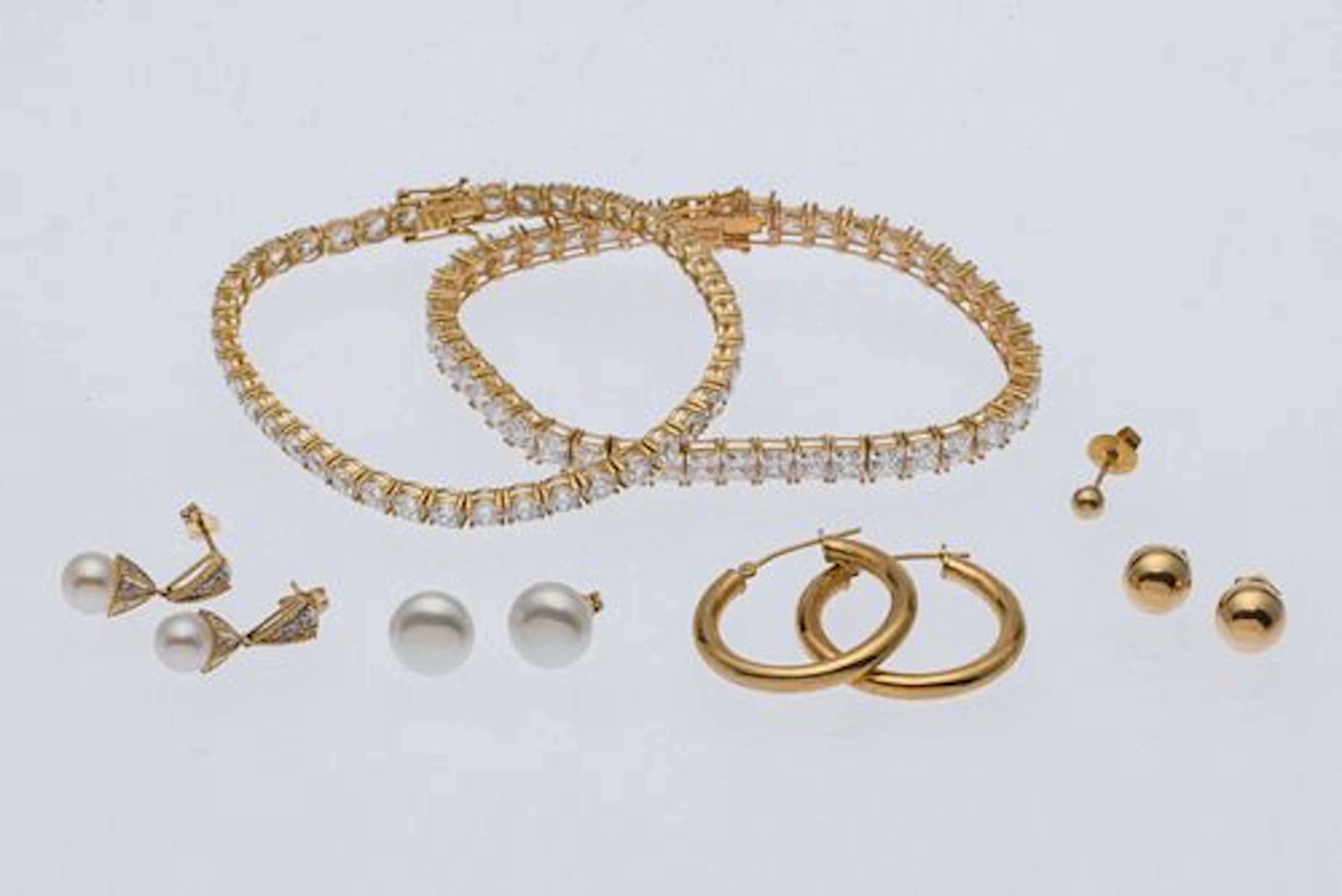 Group of 14K Gold and Gold-Tone Jewelry, 6 pcs.