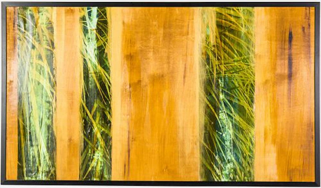 Susan Weeks, Palmetto Series, Mixed Media on Board