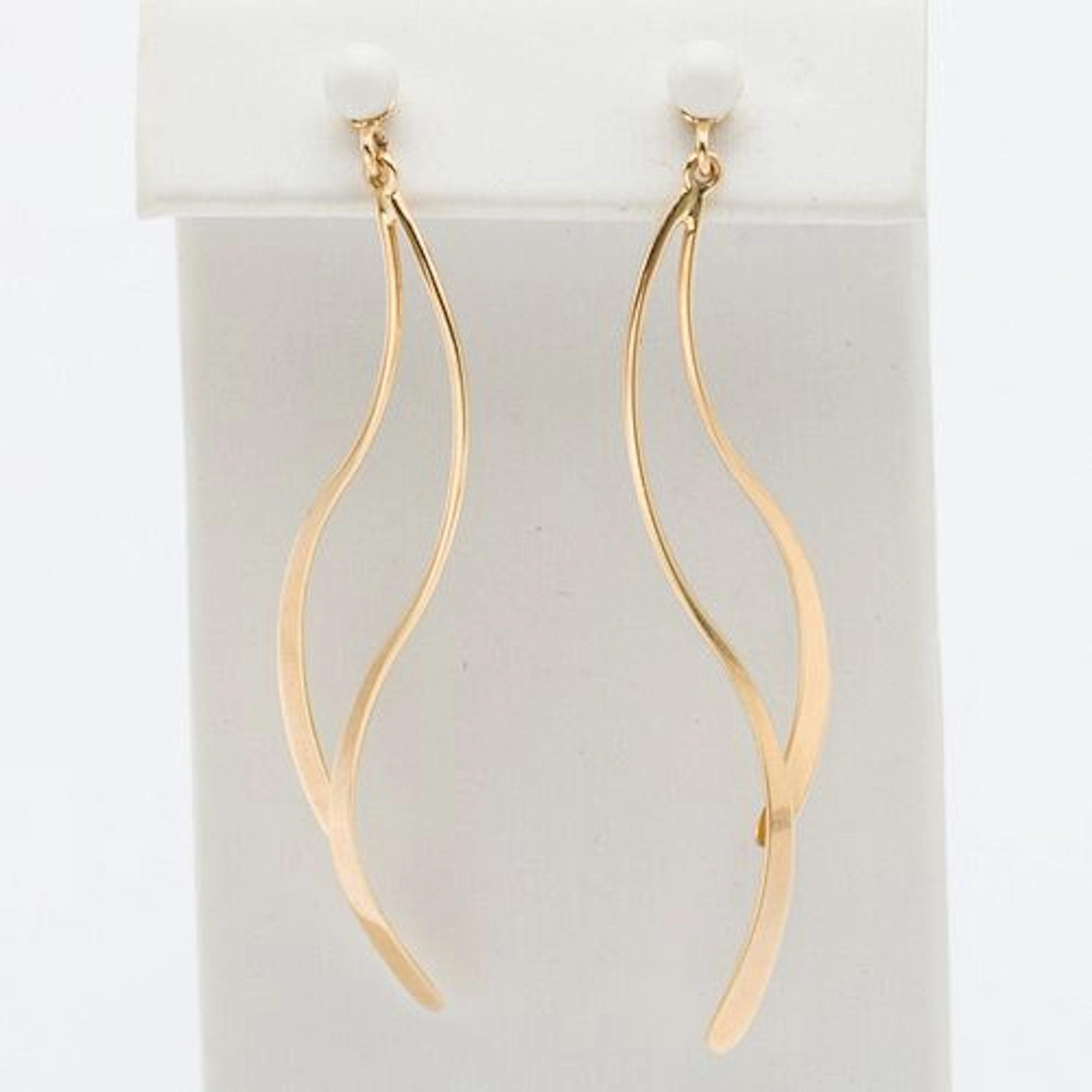 Pair of 14K Gold Earring Jackets