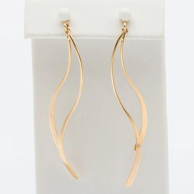 Pair of 14K Gold Earring Jackets