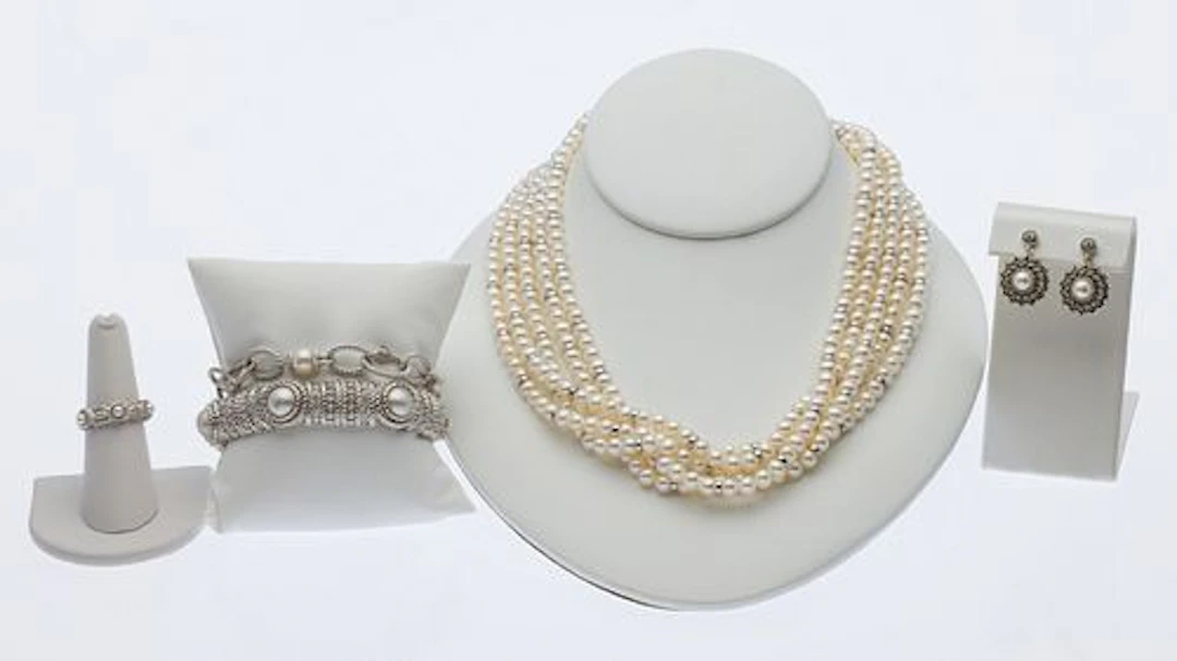 4 Judith Ripka Sterling Jewelry Items & Pr Earrings