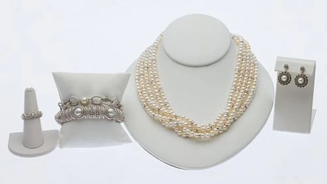 4 Judith Ripka Sterling Jewelry Items & Pr Earrings