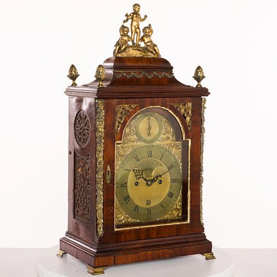 George III Mantle Clock, James Stewart, 18th C