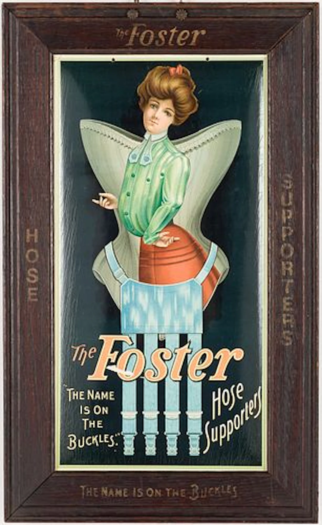 The Foster Hose Supporters Celluloid Sign