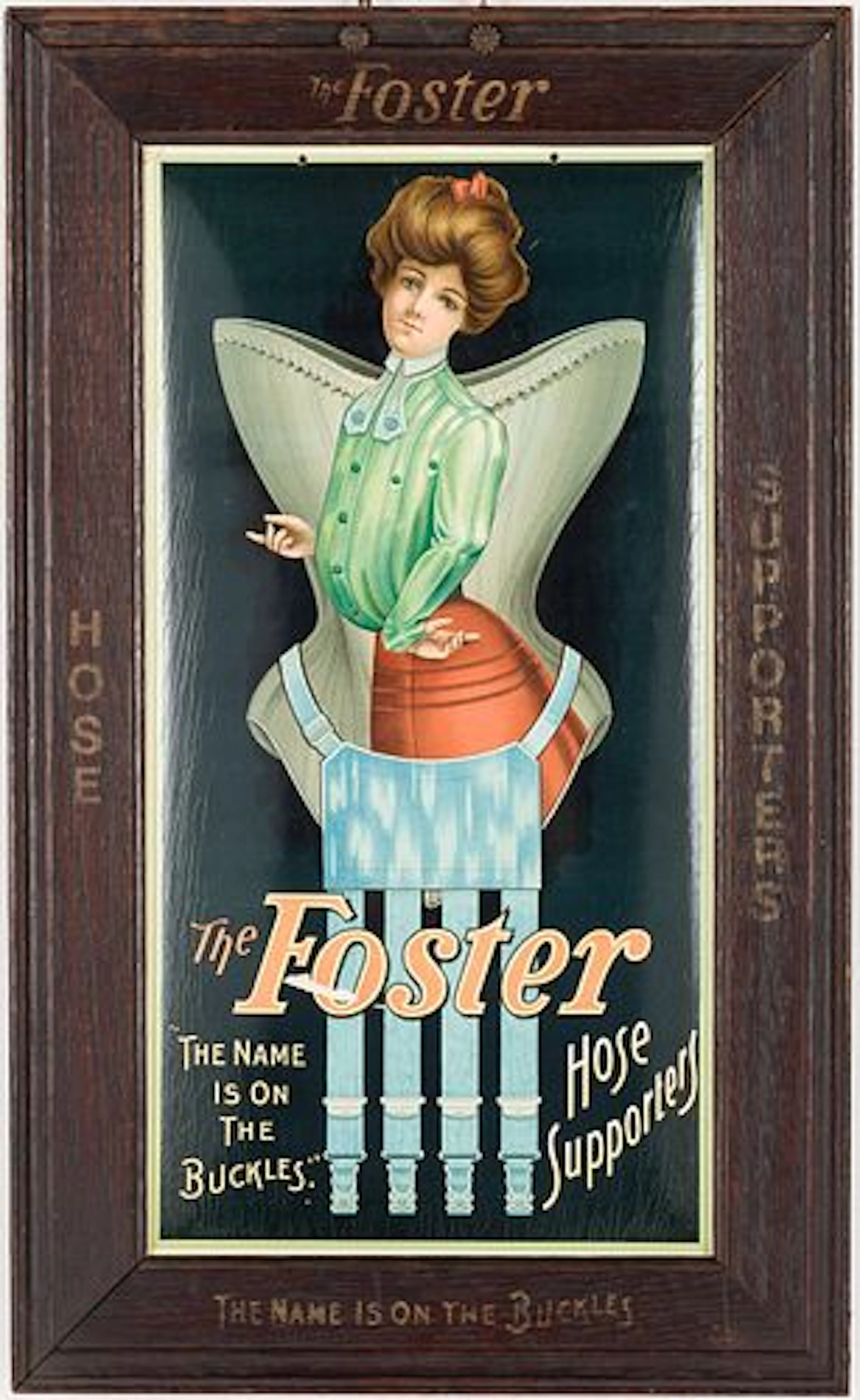 The Foster Hose Supporters Celluloid Sign