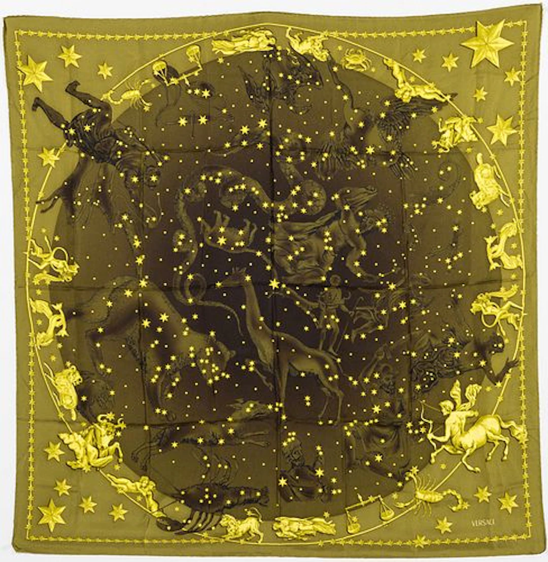 Hermes Hemisphaerium Coeli Boreale Silk Scarf