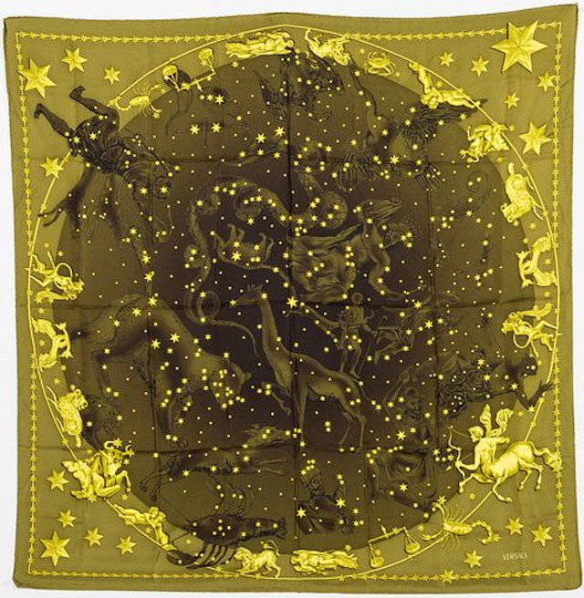 Hermes Hemisphaerium Coeli Boreale Silk Scarf