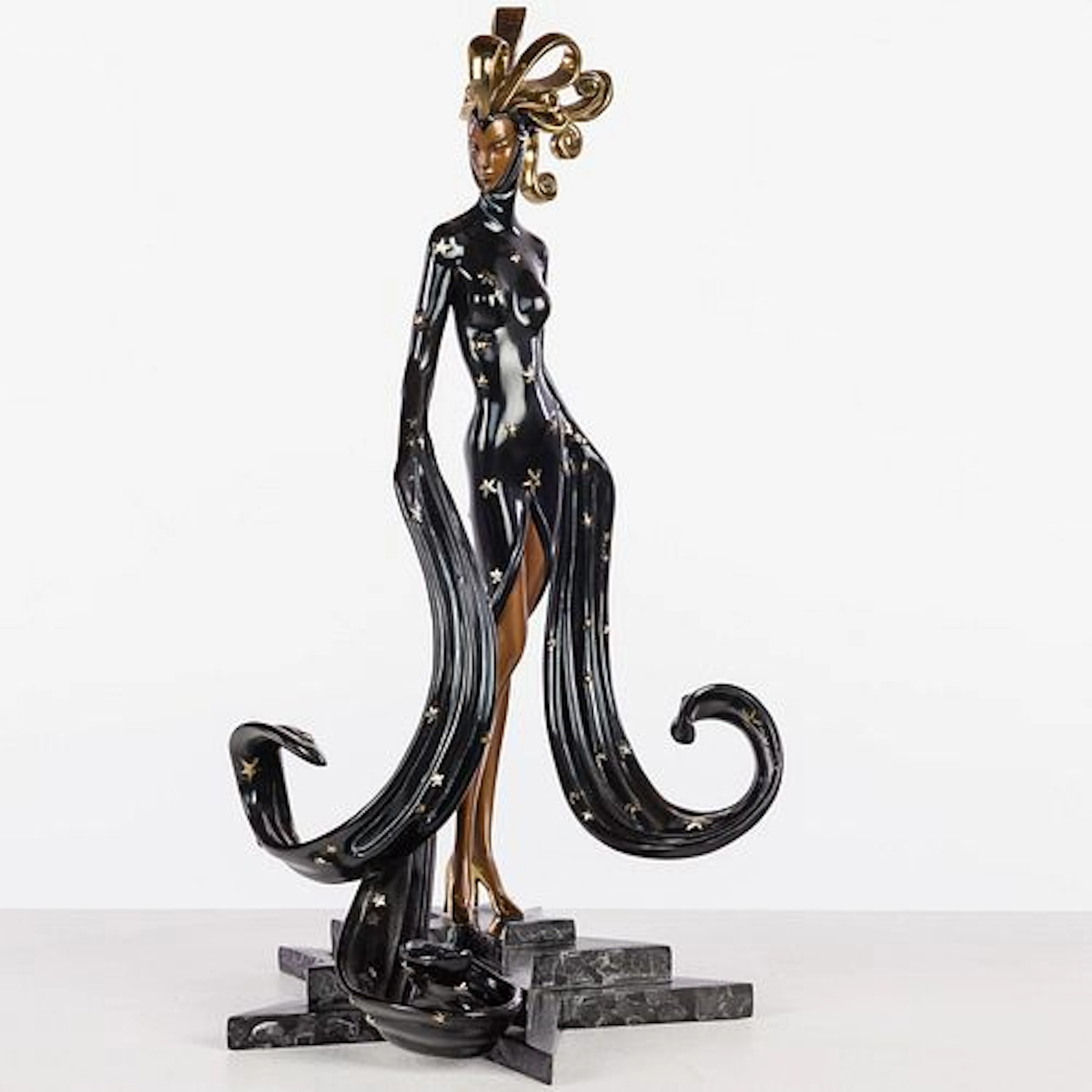 Erté (French, 1892-1990), Bal Tabarin, Bronze, 1989