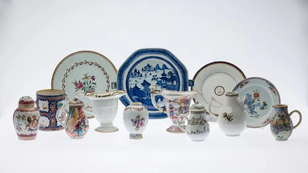 14 Pieces Chinese Export Porcelain, 18th C & Later