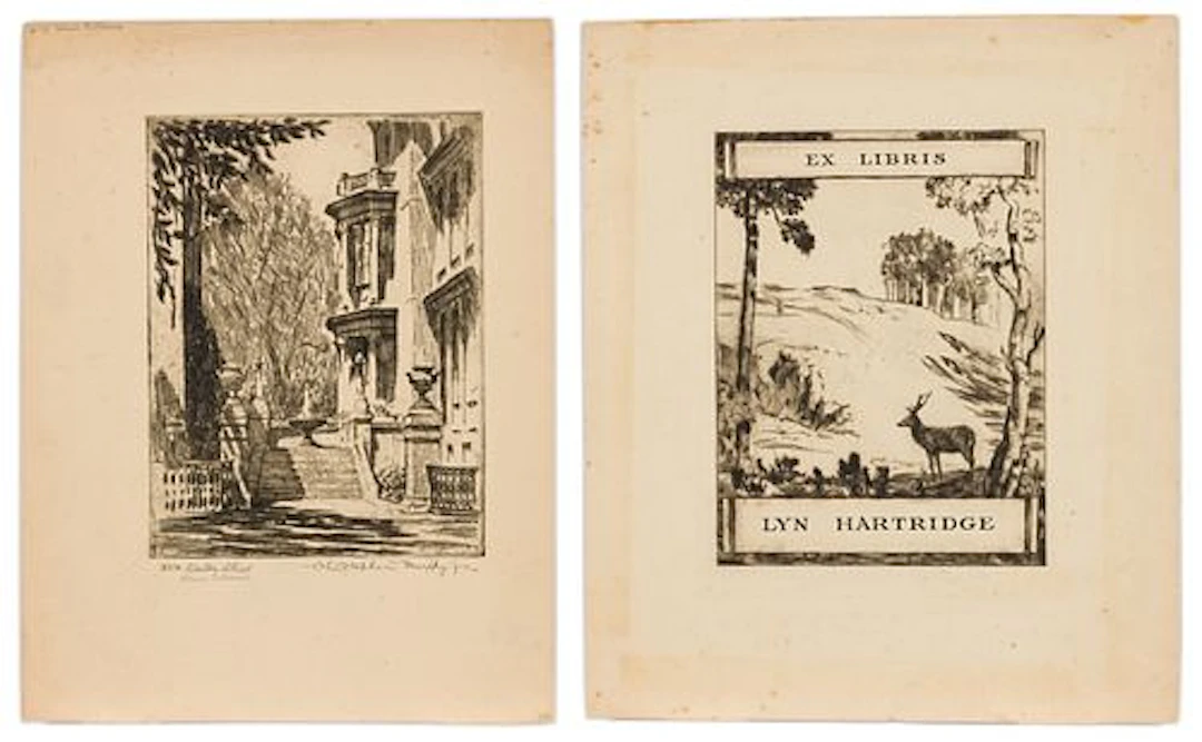 Christopher Murphy Jr. (Sav, 1902-1973), 2 Etchings