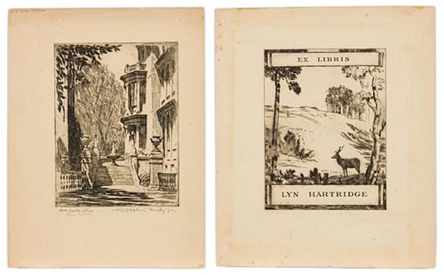 Christopher Murphy Jr. (Sav, 1902-1973), 2 Etchings