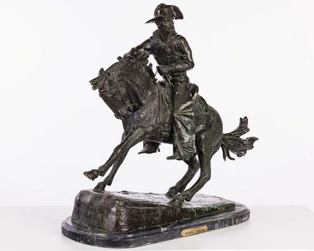 After Frederic Remington, The Cowboy, Bronze
