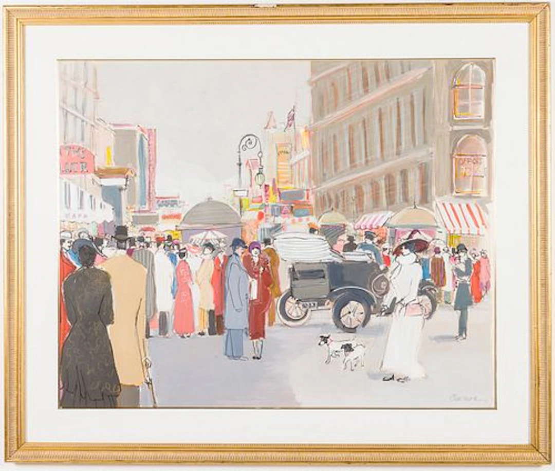 Isaac Maiman (Israeli, b. 1951), Street Scene, M/M