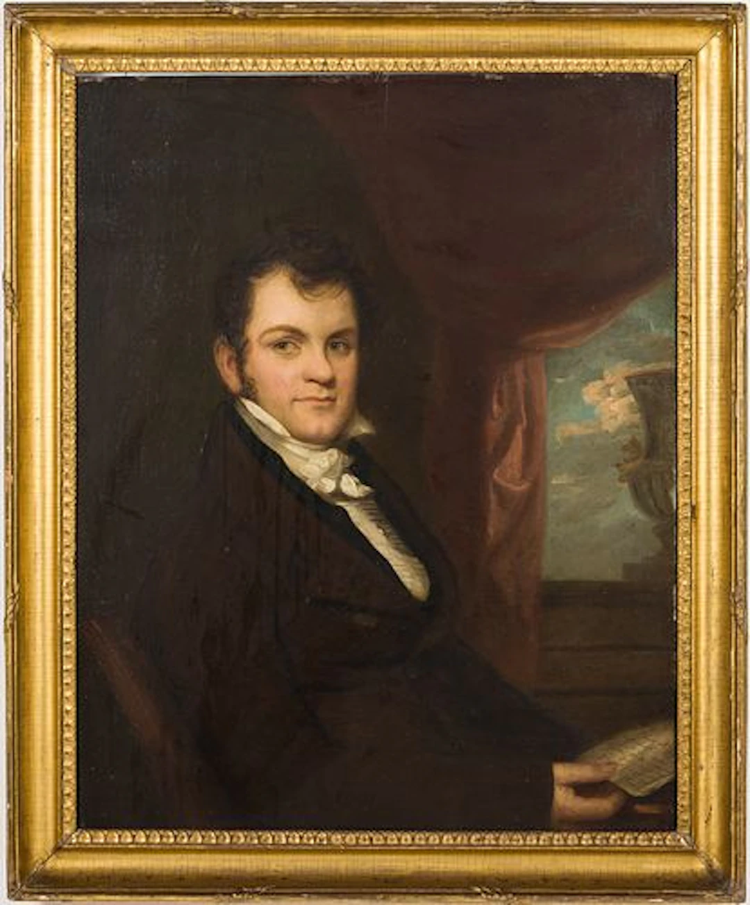 John Wesley Jarvis (NY, 1780-1840) Elias Mather, O/B