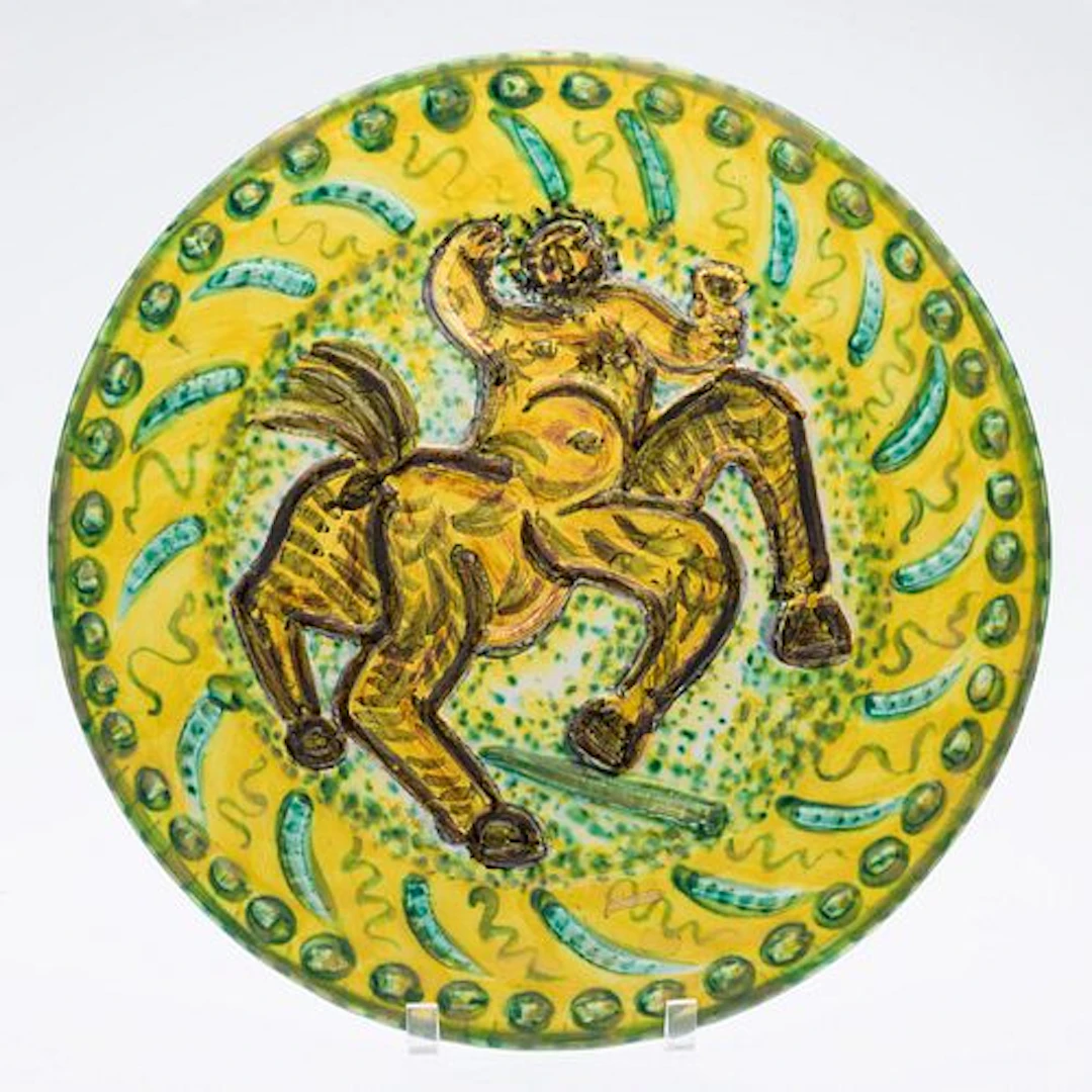 Pablo Picasso, Centaure, Madoura Ceramic Plate