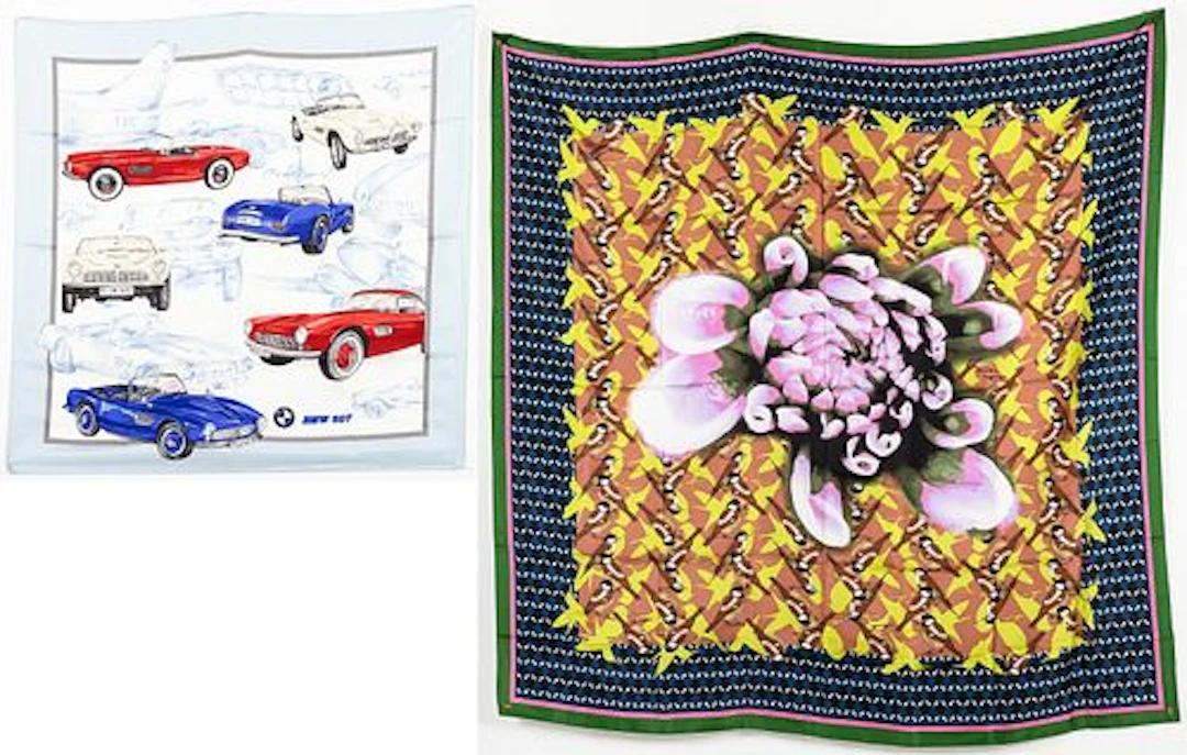 BMW Silk Scarf and Schumacher Scarf