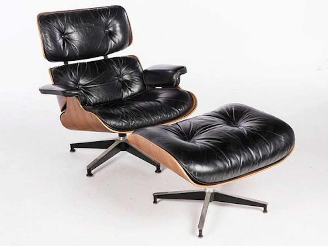 Vintage Herman Miller Eames Lounge Chair & Ottoman