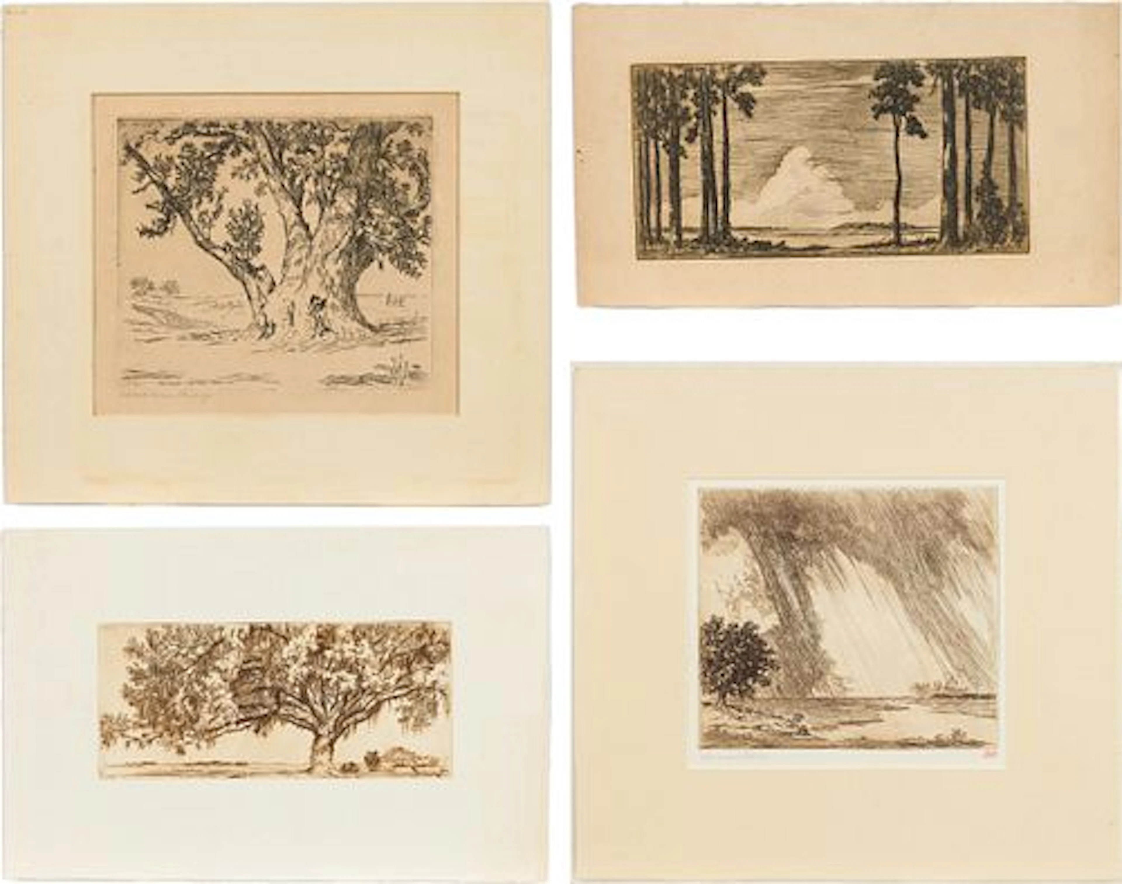 Christopher Murphy Jr., 4 Savannah Coastal Etchings