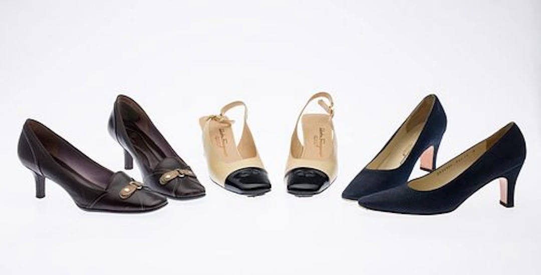2 Pairs of Ferragamo Shoes & Pair of Cole Haan Shoes