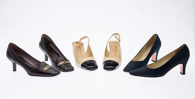 2 Pairs of Ferragamo Shoes & Pair of Cole Haan Shoes