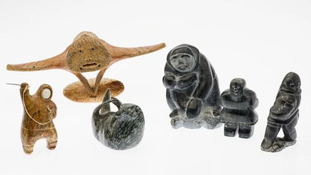 Group of 6 Inuit Sculptures