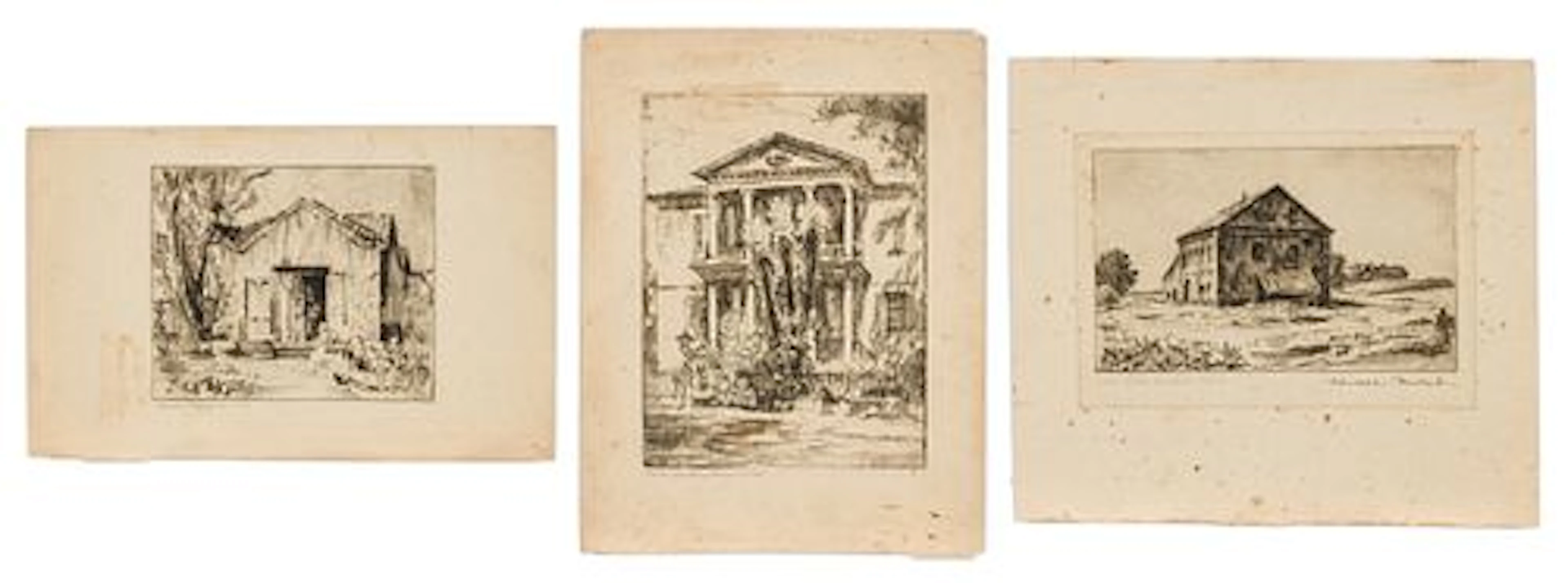 Christopher Murphy Jr., 3 Charleston Etchings