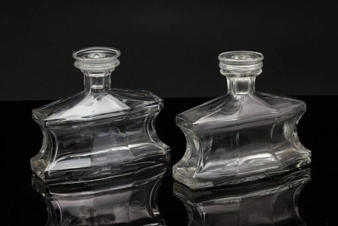 Two Large Baccarat Decanters