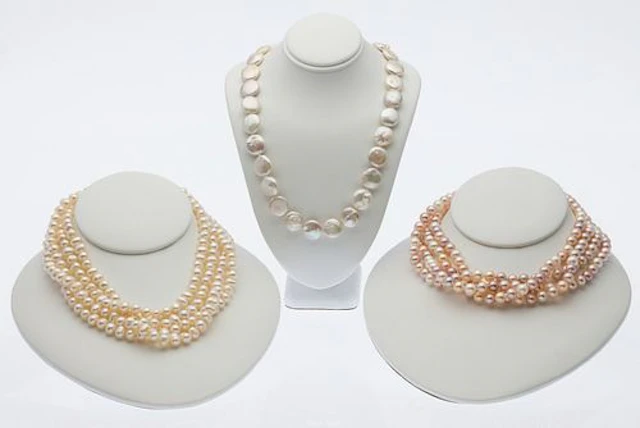 Three Pearl Necklaces