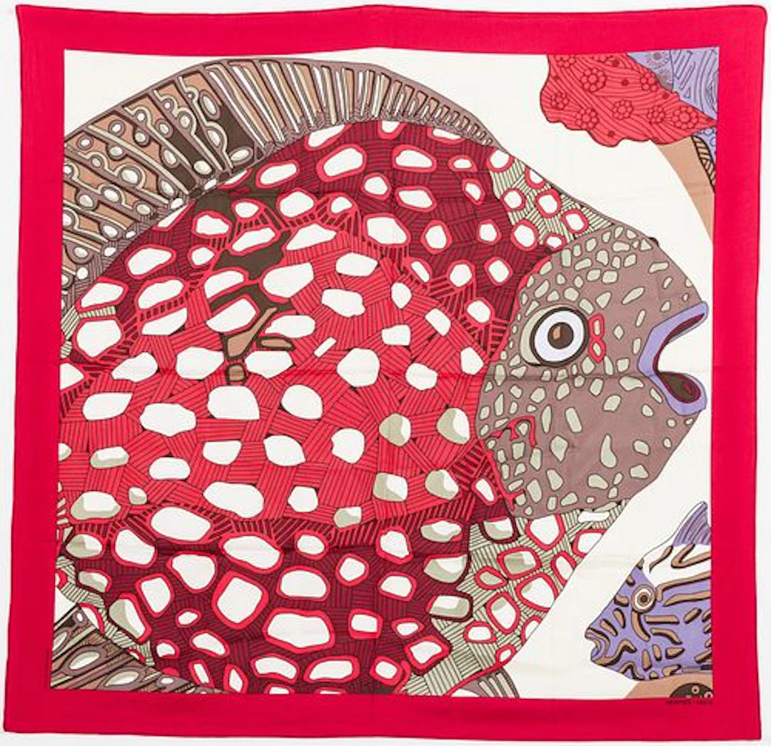 Hermes Grands Fonds II Silk Scarf