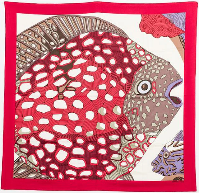 Hermes Grands Fonds II Silk Scarf