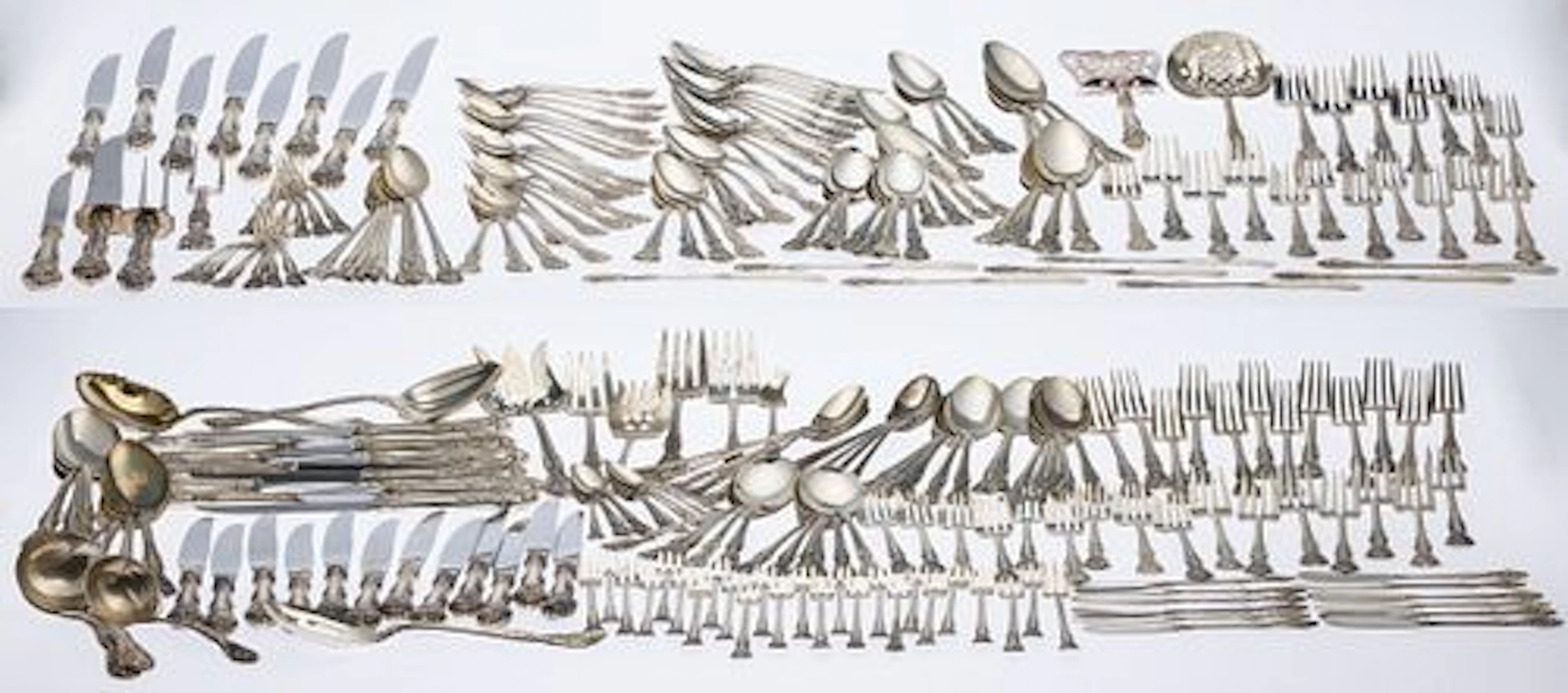 Gorham King Edward Sterling Flatware, 275 pcs.