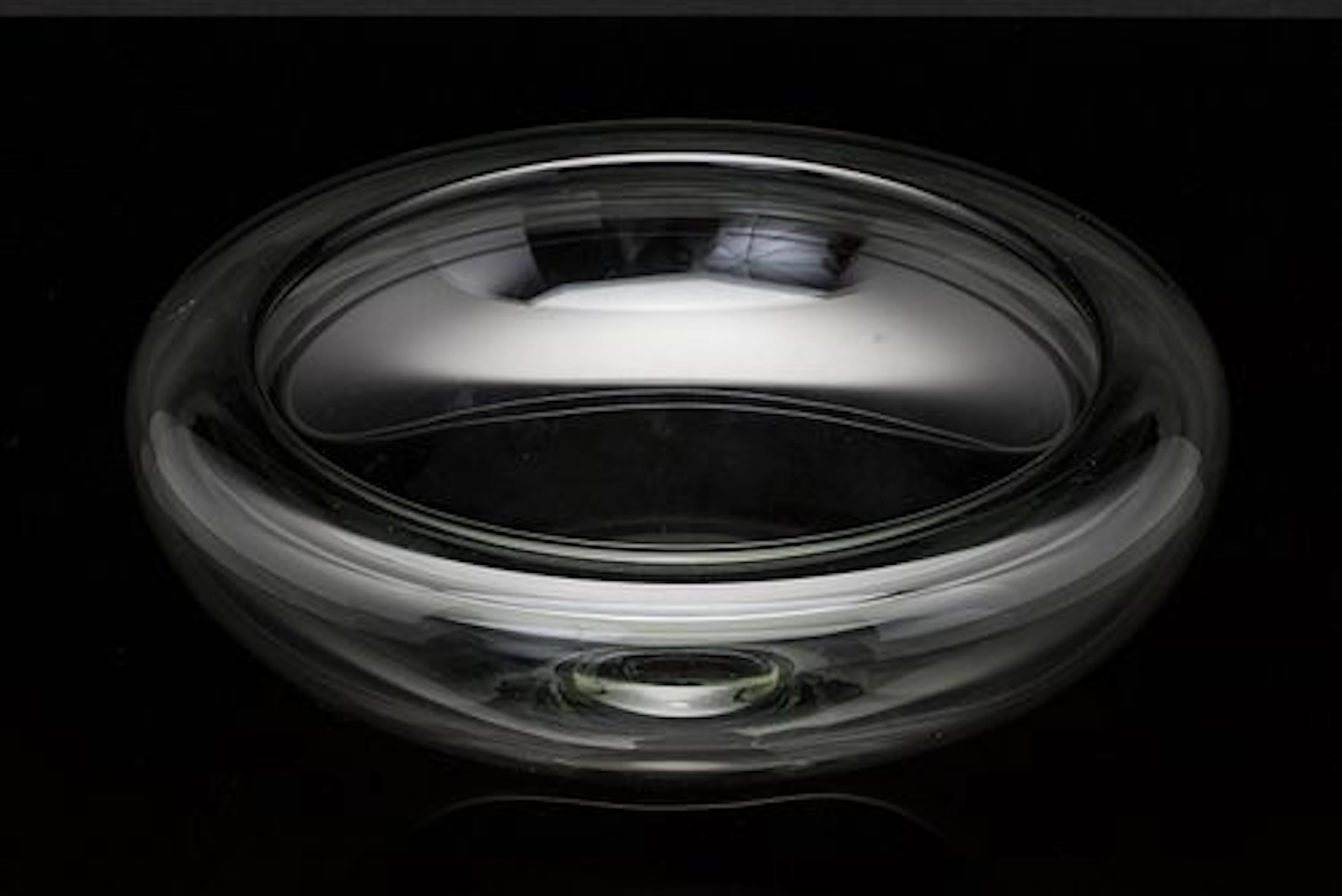 Vintage MCM Holmegaard per Lutken Art Glass Bowl
