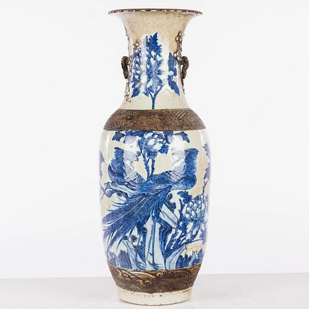 Large Chinese Blue and White Vase