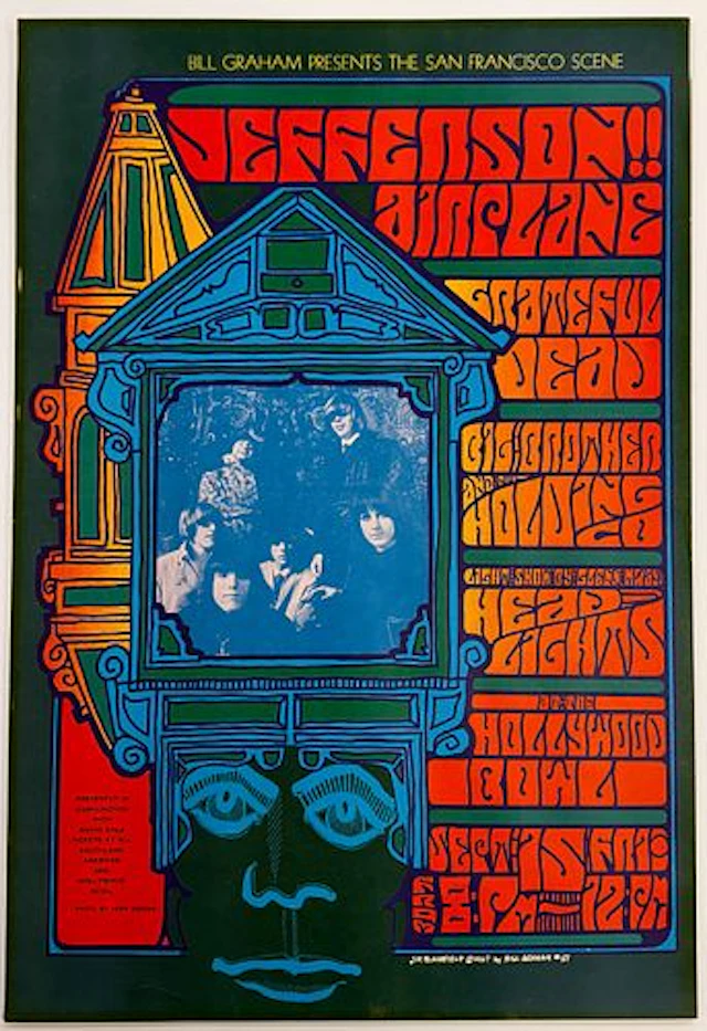 The San Francisco Scene 1967 1st Printing Poster