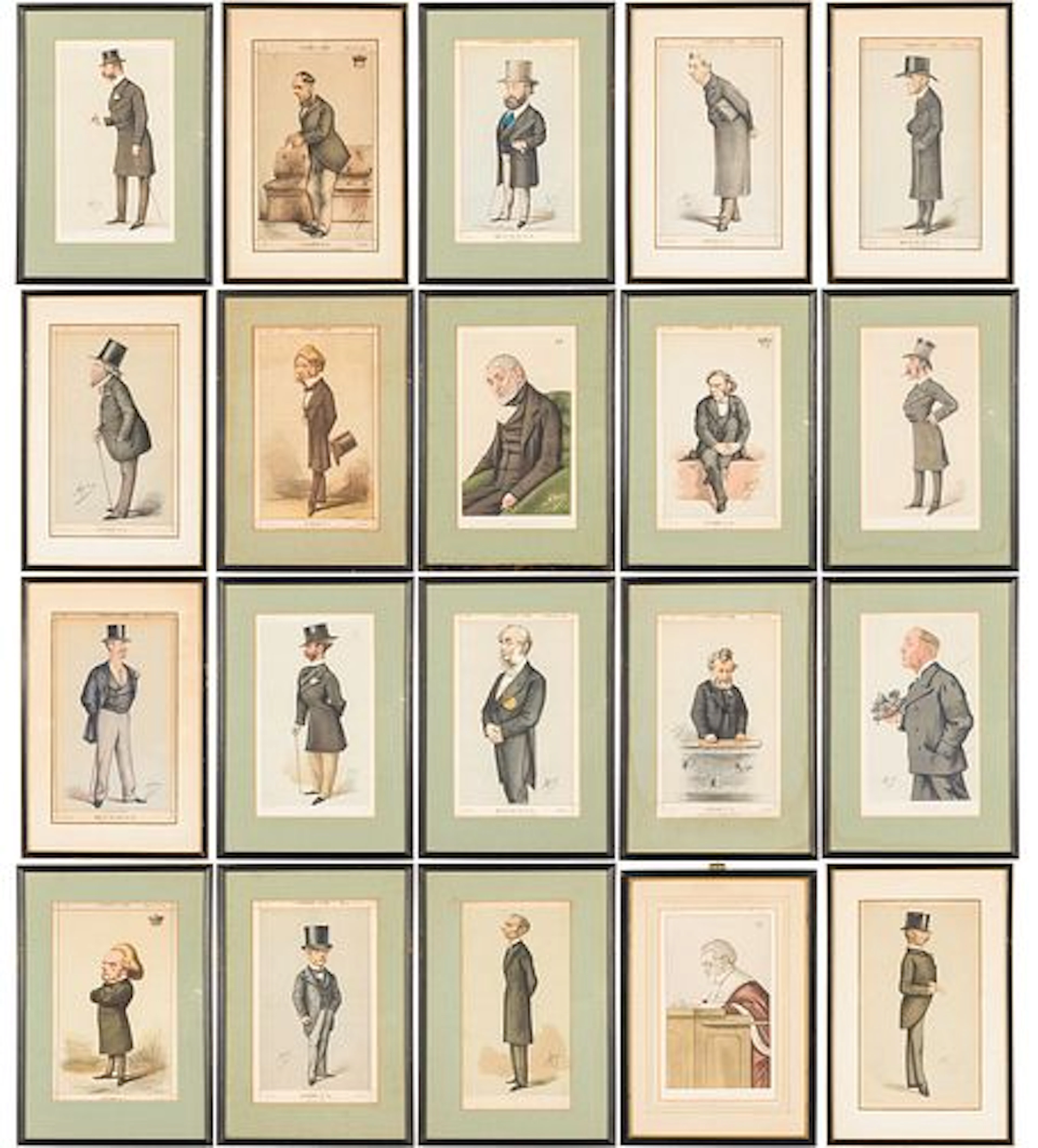 20 Ape Prints, including "The Lord Chief Justice"