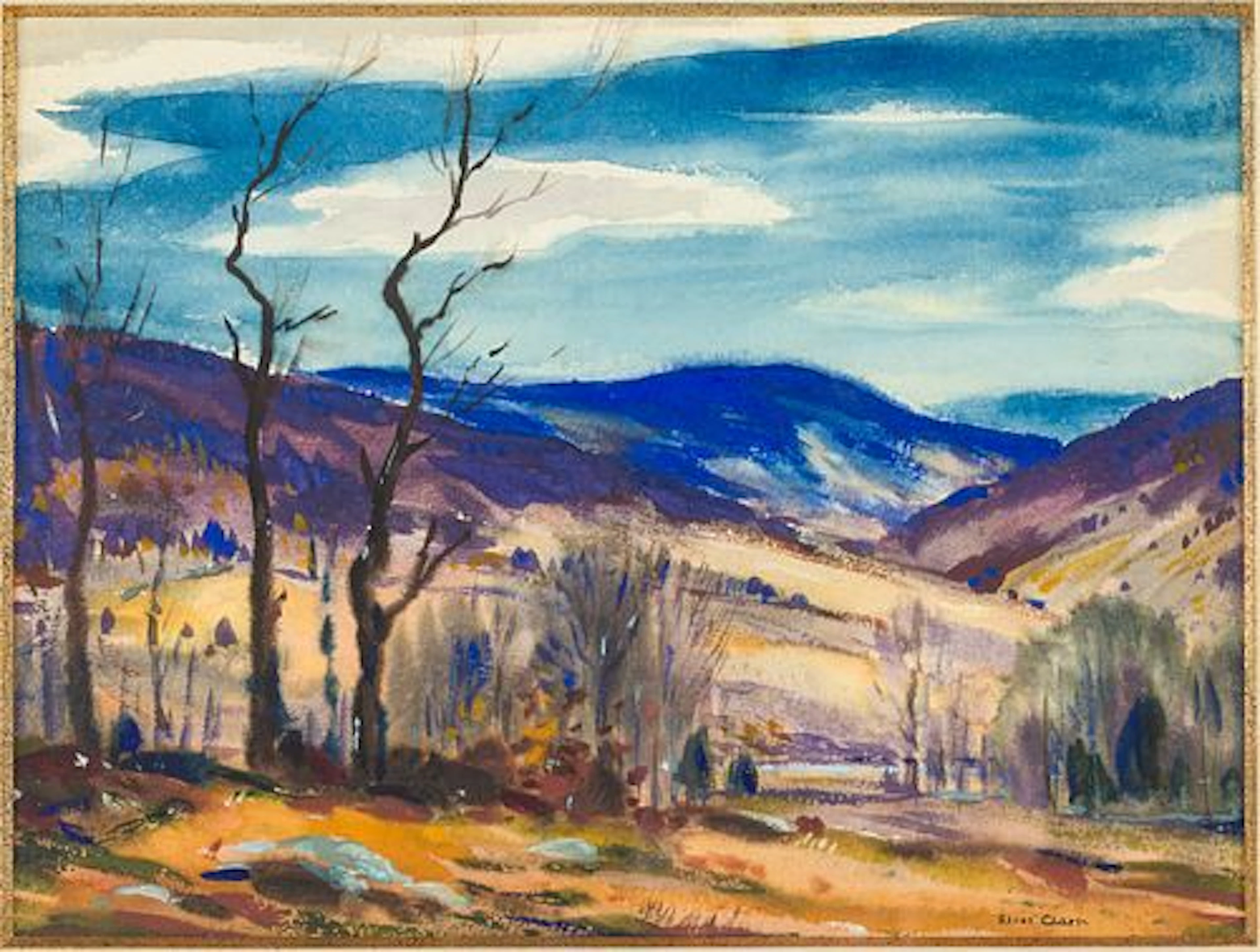 Eliot Candee Clark (1883-1980), Blue Mountains
