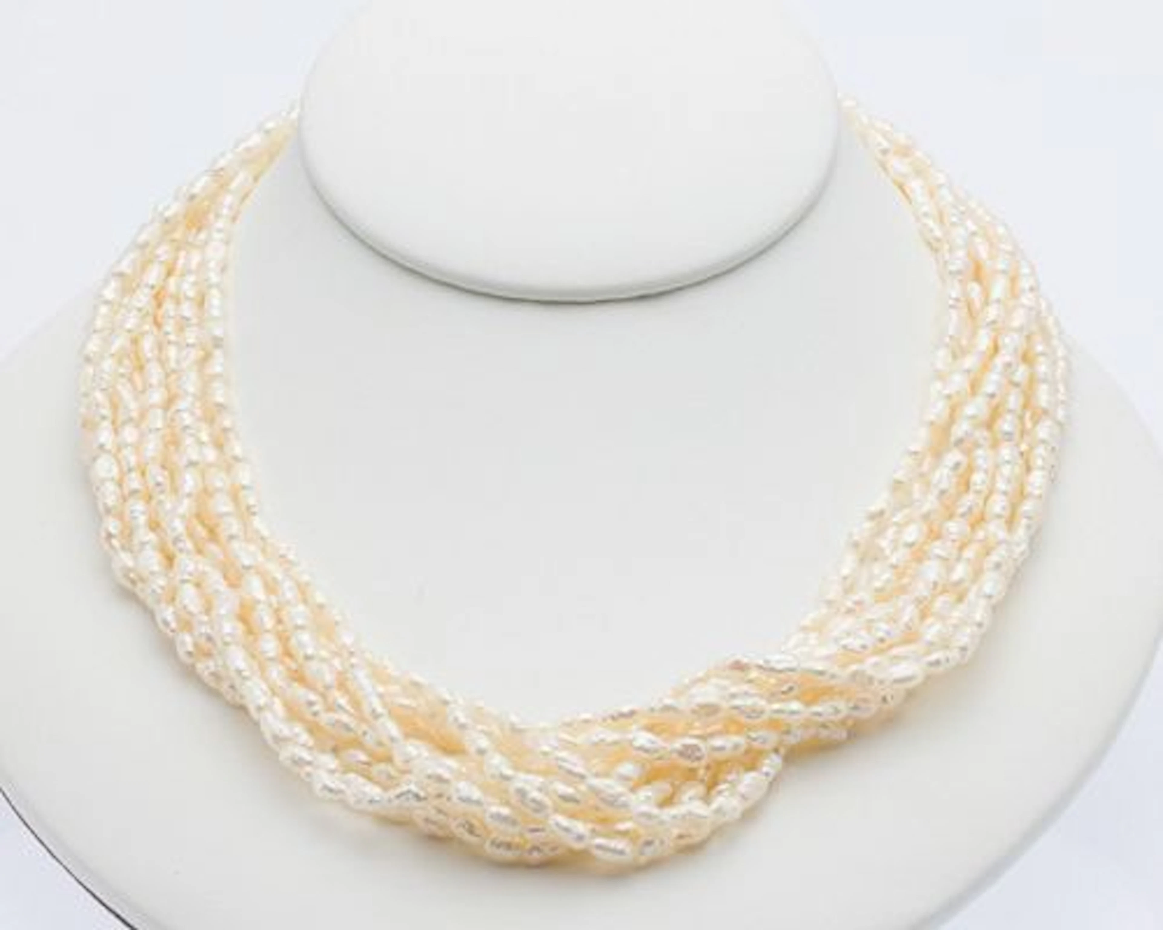 Multistrand 18 in. Freshwater Pearl Necklace
