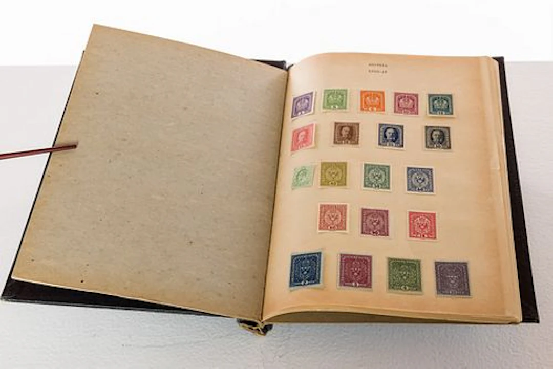 Book of Mainly European and African Stamps, 20th C