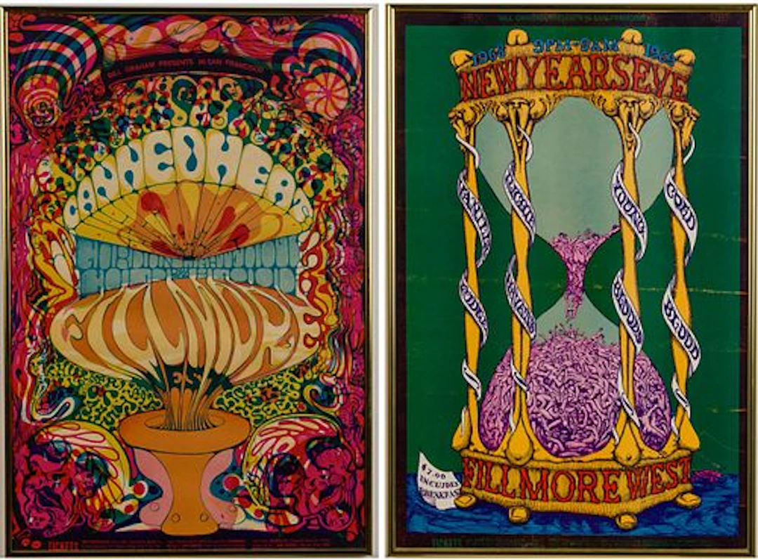 Two 1968 Concert Posters